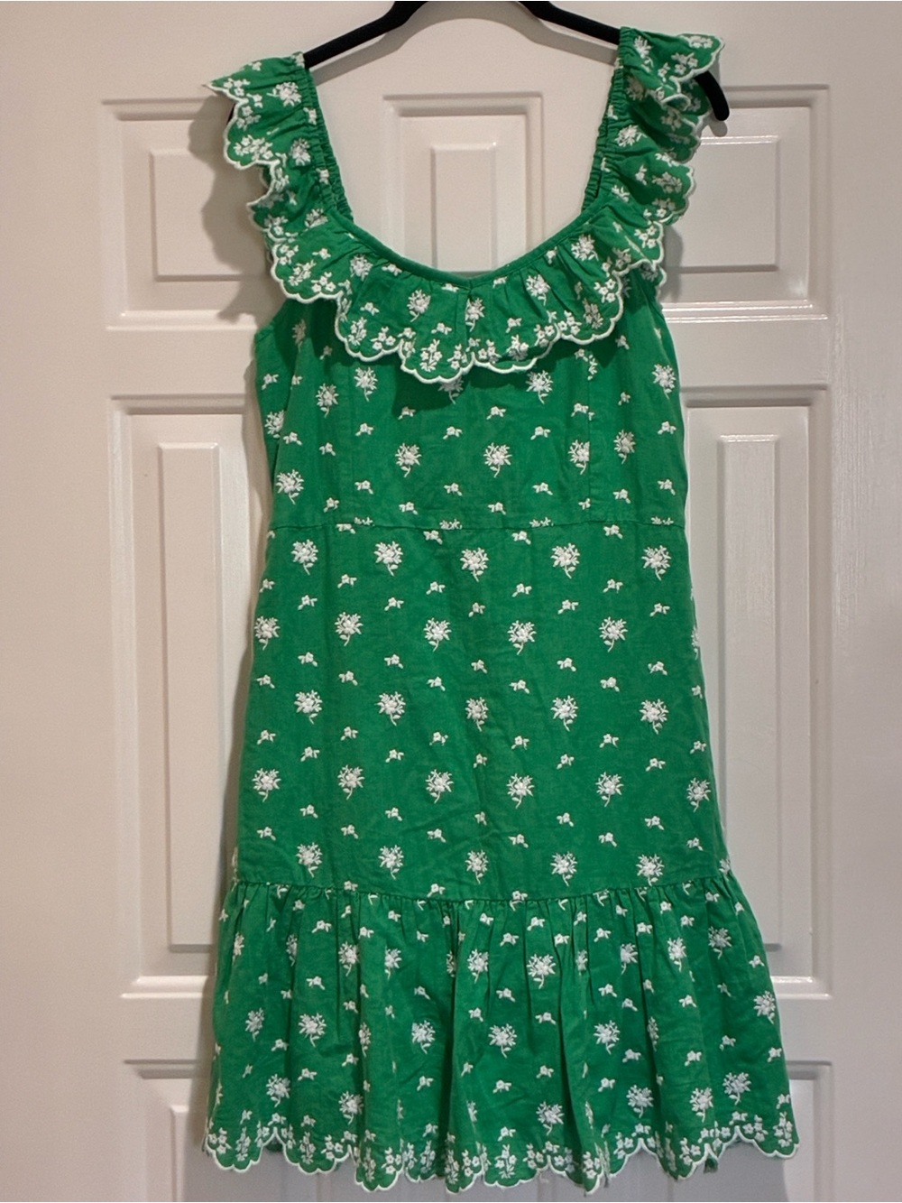 Roller Rabbit Green Embroidered Floral Dress - Picture 1 of 5